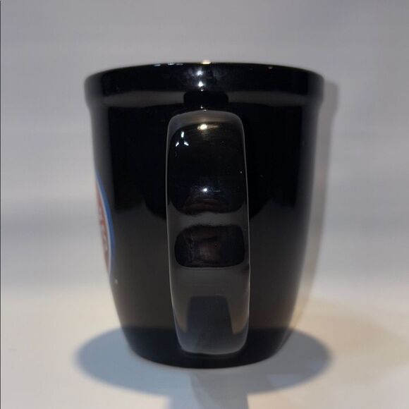 Black and Orange Ceramic coffee mug - Picture 4 of 6